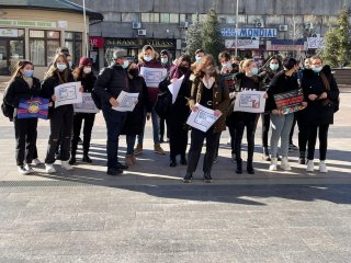 Protest al elevilor la Trgoviște!